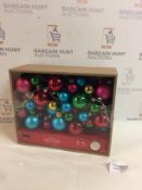 Lightup Bauble Gardland With 25 Lights