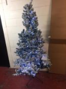 Large Snowy Pre-lit Christmas Tree (flashing light) RRP £199