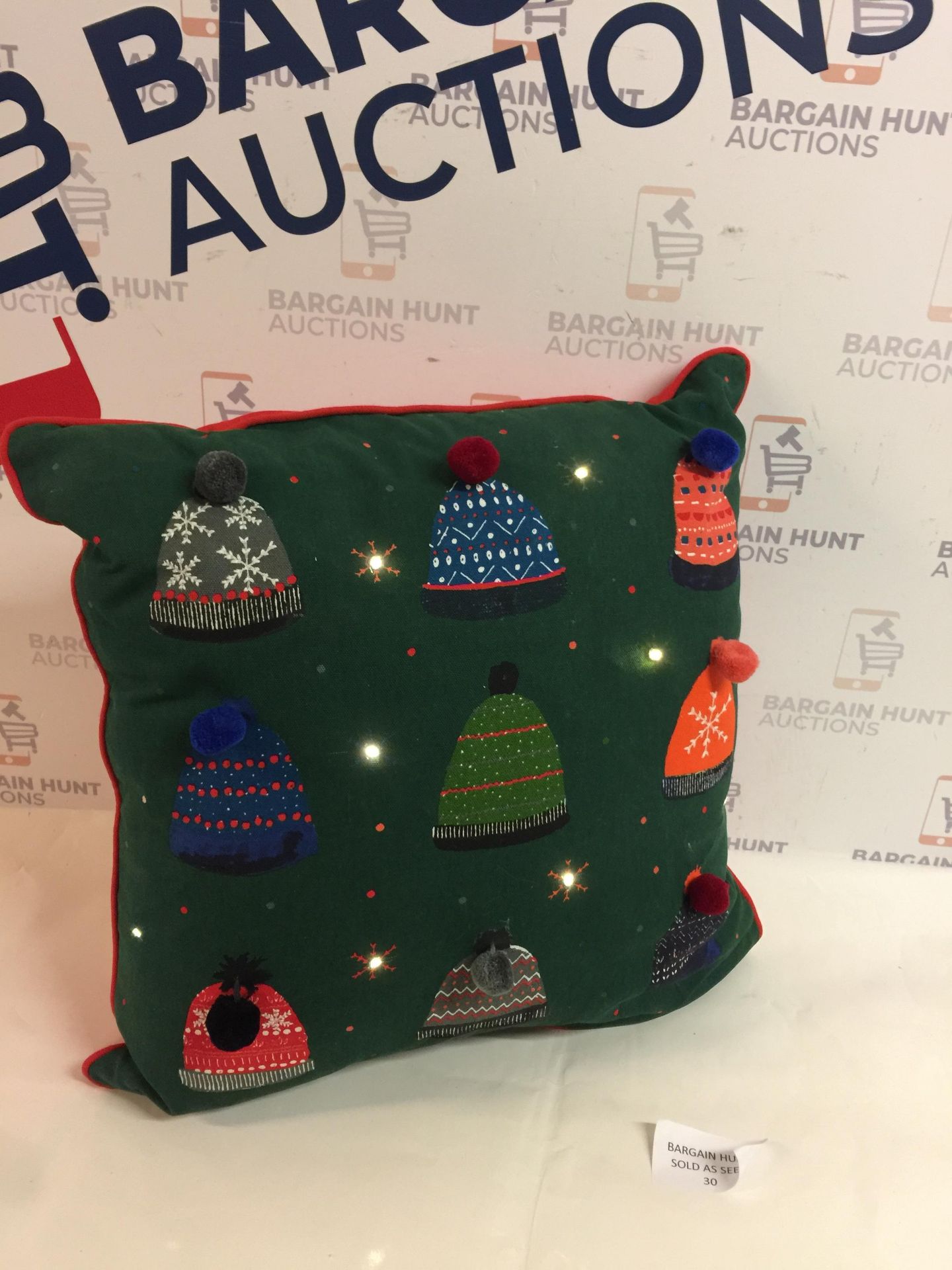 Festive Light Up Cushion