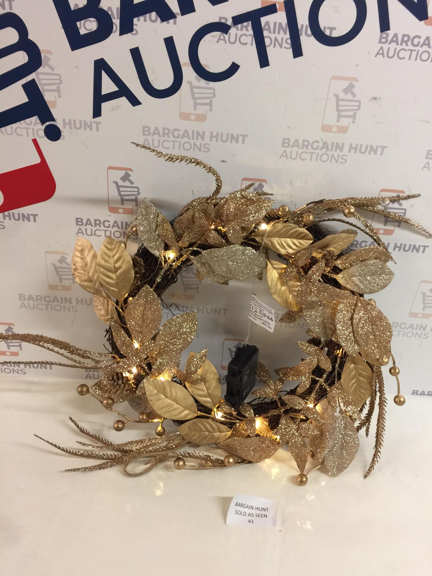 Luxury Lightup Gold Garland