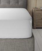 Egyptian Cotton 400 Thread Count Percale Extra Deep Fitted Sheet, Supe King RRP £55