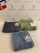 Set Of 3 Egyptian Cotton Hand Towels RRP £8 Each