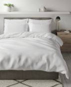 Pure Cotton Textured Bedding Set, King Size RRP £59