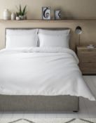 Pure Cotton Waffle Bedding Set, Super King RRP £79