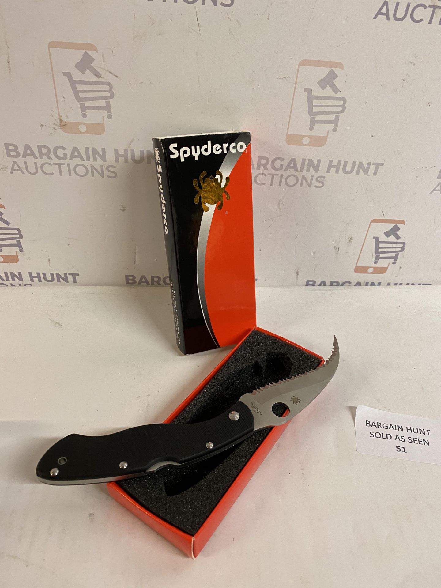 Spyderco Civilian Folding Knife - G-10 Handle SpyderEdge, VG-10 Steel Reverse"S" Blade RRP £175.99