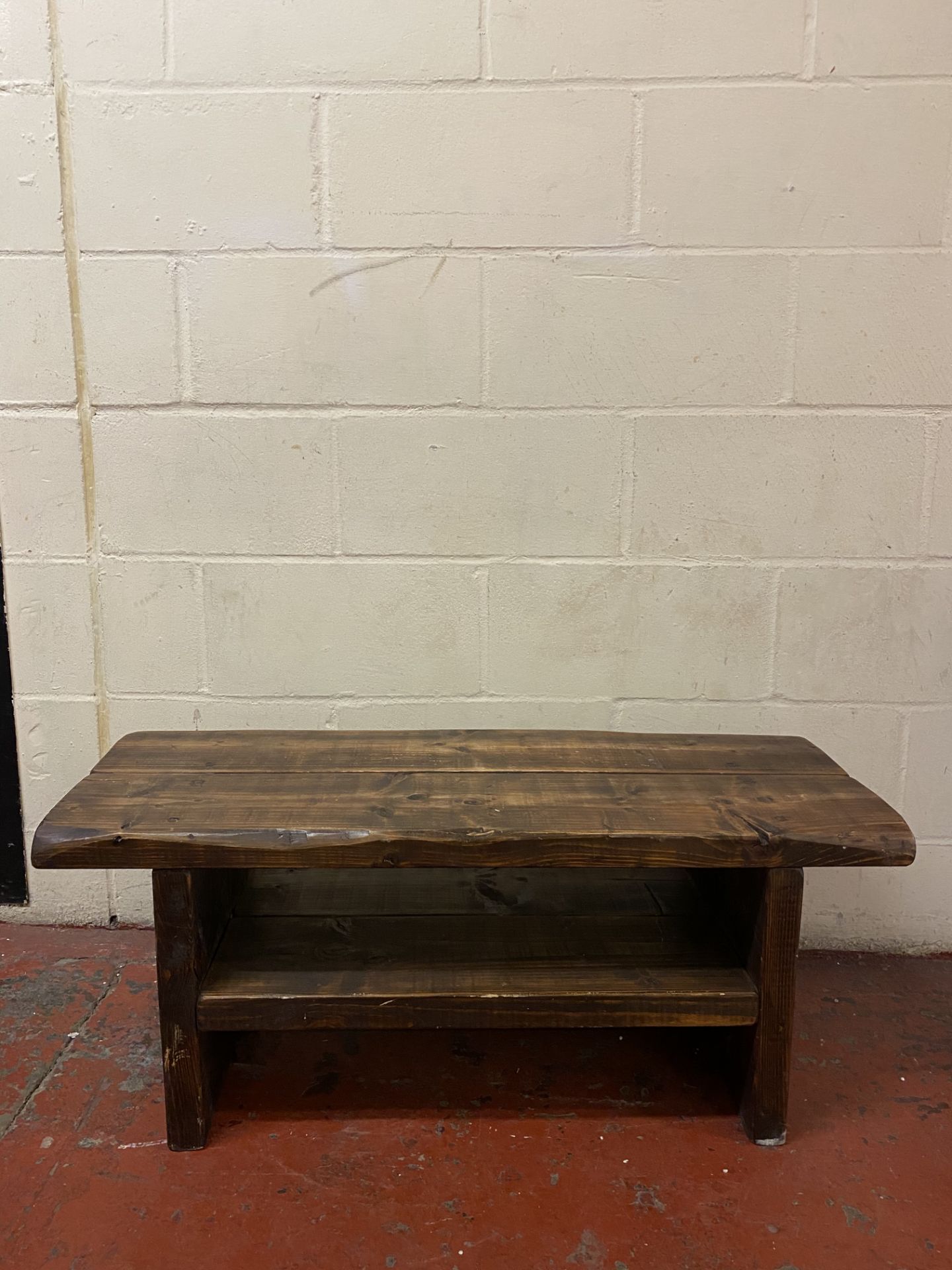 Solid Oak Coffee Table - Image 2 of 2