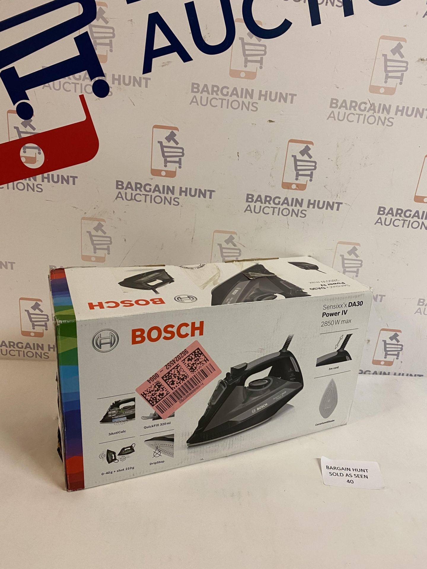 Bosch Sensixx'x DA30 Steam Iron RRP £49.99