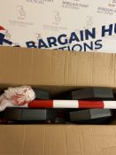 Relaxdays 4 Parking Barriers RRP £55.99