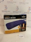 Milestone Camping Flocked Single Air Bed