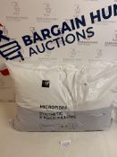 Microfibre Synthetic 2 Pack Pillows