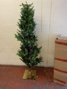 1.9m Christmas Tree Including Gold Base RRP £149