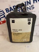 Feels Like Down Synthetic 4.5 Tog Duvet, Super King RRP £75