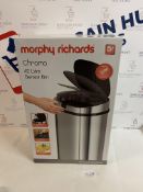 Morphy Richards Chroma Square Sensor Bin, 42L RRP £60