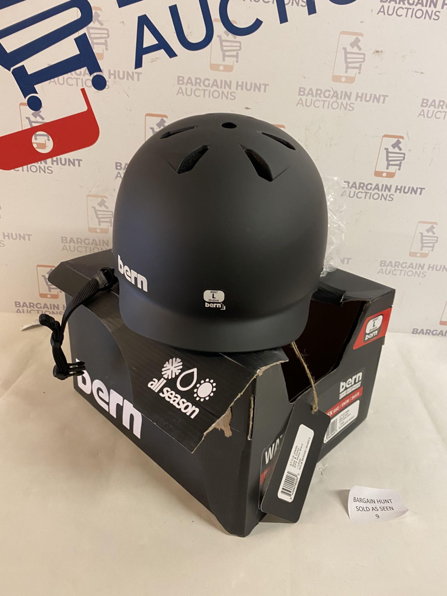Bern Unisex's Watts EPS Cycling Helmet, Large