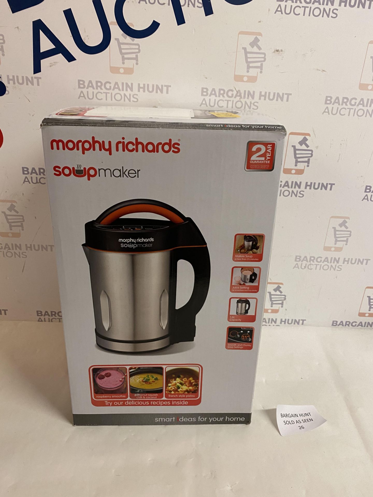 Morphy Richards Soupmaker Stainless Steel Soup Maker RRP £64.99