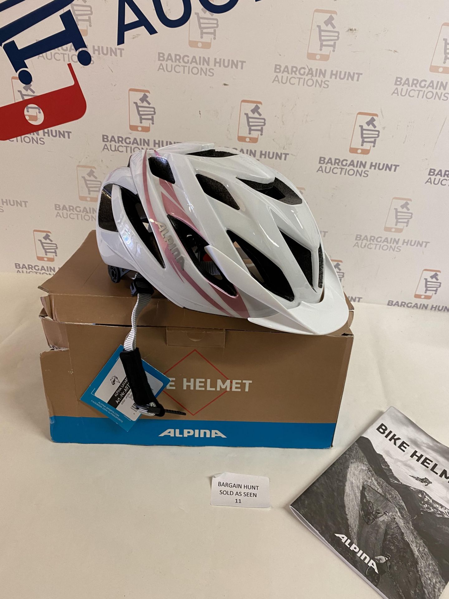 Alpina Women's LAVARDA Cycling Helmet, White Rose Gold 52-57 RRP £74.99