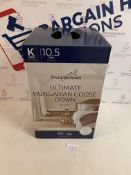 Snuggledown Hungarian Goose Down King Size Duvet 10.5 Tog All Seasons RRP £99.99