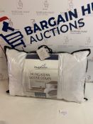 Snuggledown Hungarian Goose Down White Pillow RRP £48.99