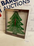 Brand New Twins Christmas Tree Quartz Wall Clock