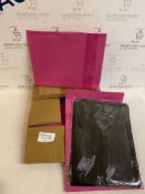 Brand New Small Black D-Cut Pastic Bags, 5 Packs of 100 Bags