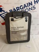 Duck Feather & Down Natural 4.5 Tog Duvet, Double