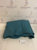 Cotton Teal Green Double Duvet Cover