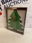 Brand New Twins Christmas Tree Quartz Wall Clock