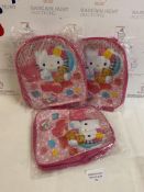 Brand New Hello Kitty Girls Backpack, Set of 3