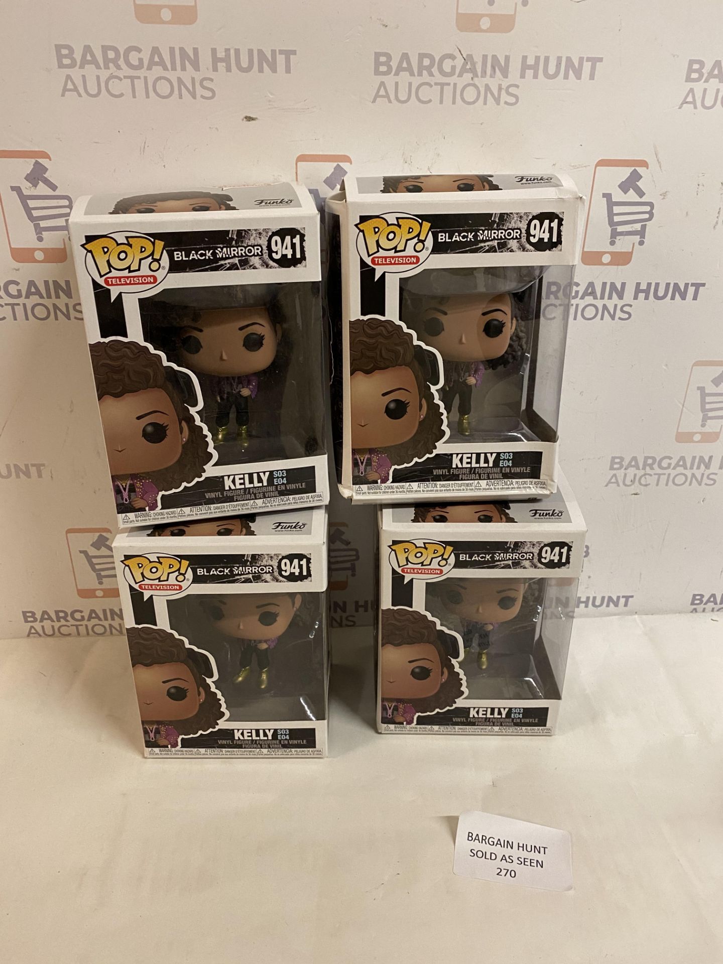Brand New POP! Black Mirror Kelly Figure Collectible Toy, Set of 4