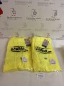 Brand New Vizwear Hi Viz Safety Over Trousers Work Wear Bottoms Pants XL, Set of 2