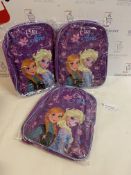 Brand New Frozen Elsa & Anna Girls Backpack, Set of 3