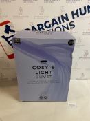 Cosy & Light 10.5 Tog Duvet, Super King RRP £59