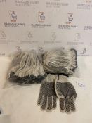 Brand New Seamless Mixed Fibre PVC Dot Handling Gloves, Set of 24 Pairs