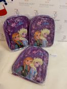 Brand New Frozen Elsa & Anna Girls Backpack, Set of 3