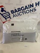 Microfibre Synthetic 2 Pack Pillows