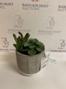 Artificial Plant In Ceramic Pot