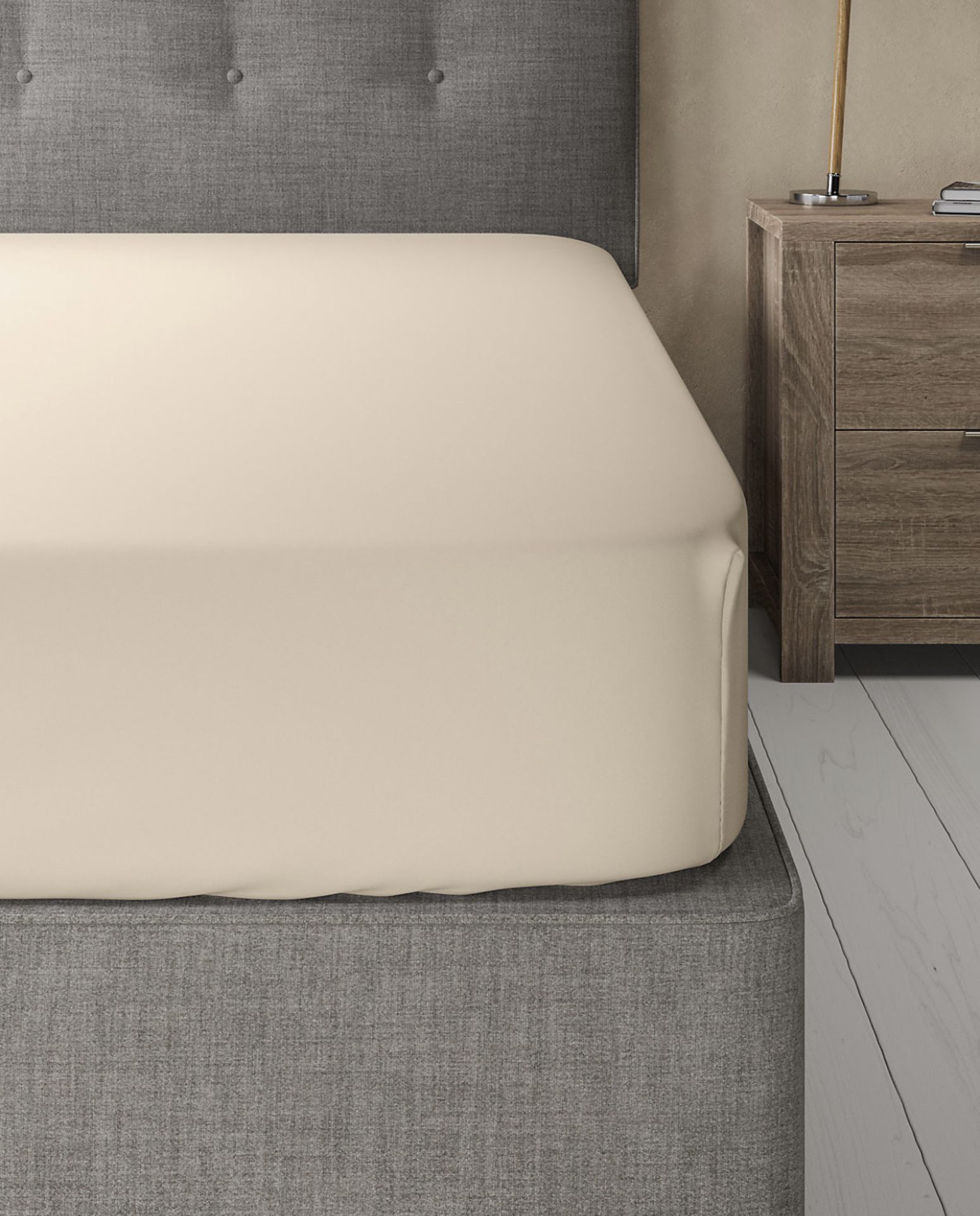 Egyptian Cotton 230 Thread Count Deep Fitted Sheet, King Size