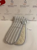 Butcher's Stripe Double Oven Mitt