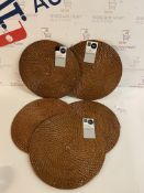 Handwoven Rattan Placemats Set of 5 RRP £9.50 Each