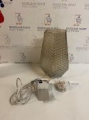 Patterned Glass Table Lamp RRP £45