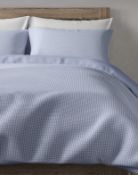Cotton Rich Waffle Textured Bedding Set, Double RRP £59
