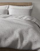 Pure Brushed Cotton Star Bedding Set, Single RRP £39.50