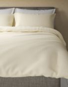 Cotton Rich Seersucker Bedding Set, Double RRP £39.50