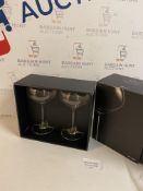 Brand New John Lewis Crystal Glass Set of 2 Saucers