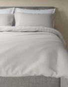 Soft & Silky Fine Egyptian Cotton 400 Thread Count Sateen Duvet Cover, Super King RRP £59