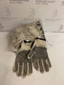 Brand New Seamless Mixed Fibre PVC Dot Handling Gloves, Set of 12 Pairs