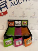 Brand New Mini Photo Frames, Multicolour pack of 24