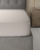 Cotton Percale Deep Fitted Sheet, Double