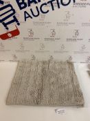 Pure Cotton Ribbed Bath Mat