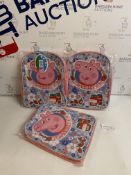 Brand New Peppa Pig Kids Back Pack, Set of 3